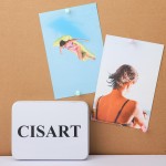 Cisart 150 PCS Colorful Bulletin Board Tacks with 2 Storage Boxes 4.84x3.62x1.5in, Multicolor Thumb Tacks with Metal Tin for Easy Organization, Durable and Reusable Push Pins for Office, Work, Home