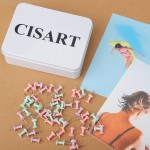 Cisart 150 PCS Colorful Bulletin Board Tacks with 2 Storage Boxes 4.84x3.62x1.5in, Multicolor Thumb Tacks with Metal Tin for Easy Organization, Durable and Reusable Push Pins for Office, Work, Home