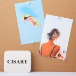 Cisart 150 Pack Colorful Bulletin Board Tacks with Small Storage Box 3.62x2.95x0.98in, Multicolor Thumb Tacks with a Metal Tin for Organization, Durable and Reusable Push Pins for Office, School, Home