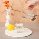 Cisart 1 Pack 3.4oz Thick Glass Cup, 100ml Small Glass Container for Hot & Cold Drinks, Durable Drinking Glasses for Home, Office, Water, Juice, Beer, Ideal Gift for Friends, Family