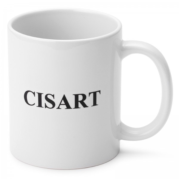 Cisart White Ceramic Mug, Thicked Durable Coffee Beverage Drinking Mug with Comfortable Handle, Safe, High-quality Cup Suitable for Hot & Cold Drinks, Ideal for Home Office and Daily Use